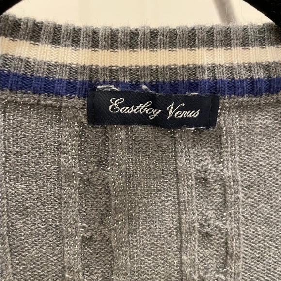 Vintage Knitted Cardigan / Wool / size: US 2-4 / Grey / very comfy - Picture 3 of 7